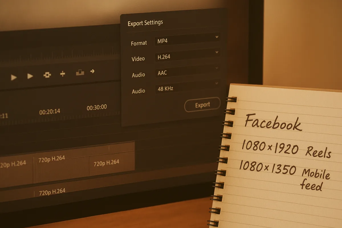 Best Video Editing Settings for Facebook in 2026