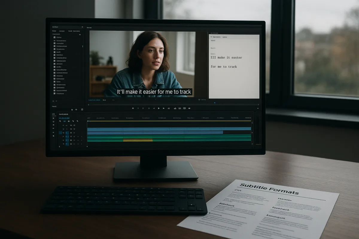 How to Add Subtitles to Videos: Formats, Workflow & Tips