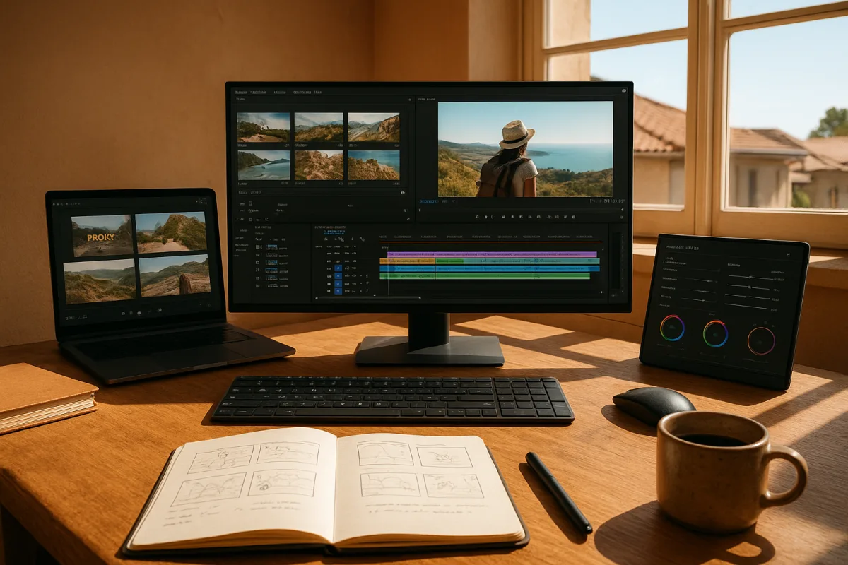 Travel Vlog Video Editing: Workflow, Proxies & Colour Tips